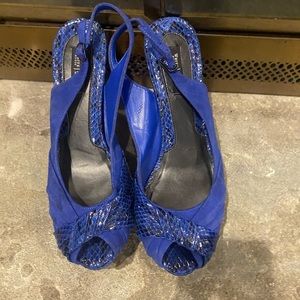 Women’s White House Black Market Royal Blue Heels